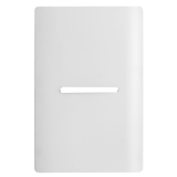 Placa P/ 1 Interruptor Horizontal 4x2 - Novara Branco